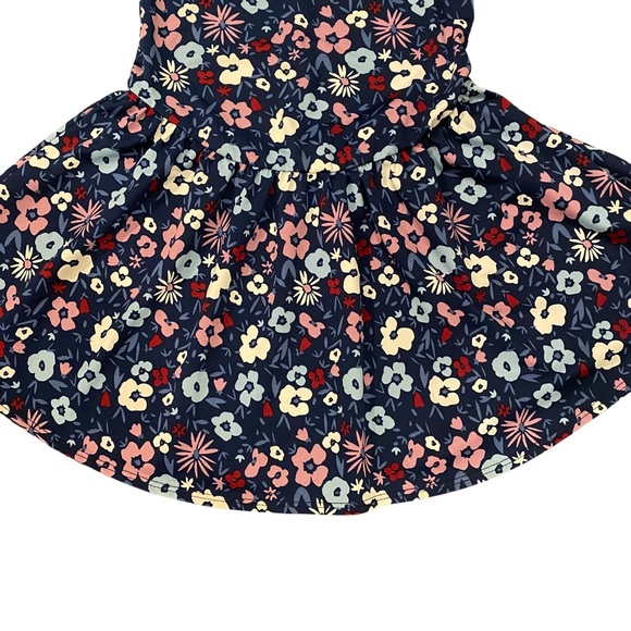 Dot Dot Smile Navy Floral Flapper Dress 5/6 - Picture 4 of 9